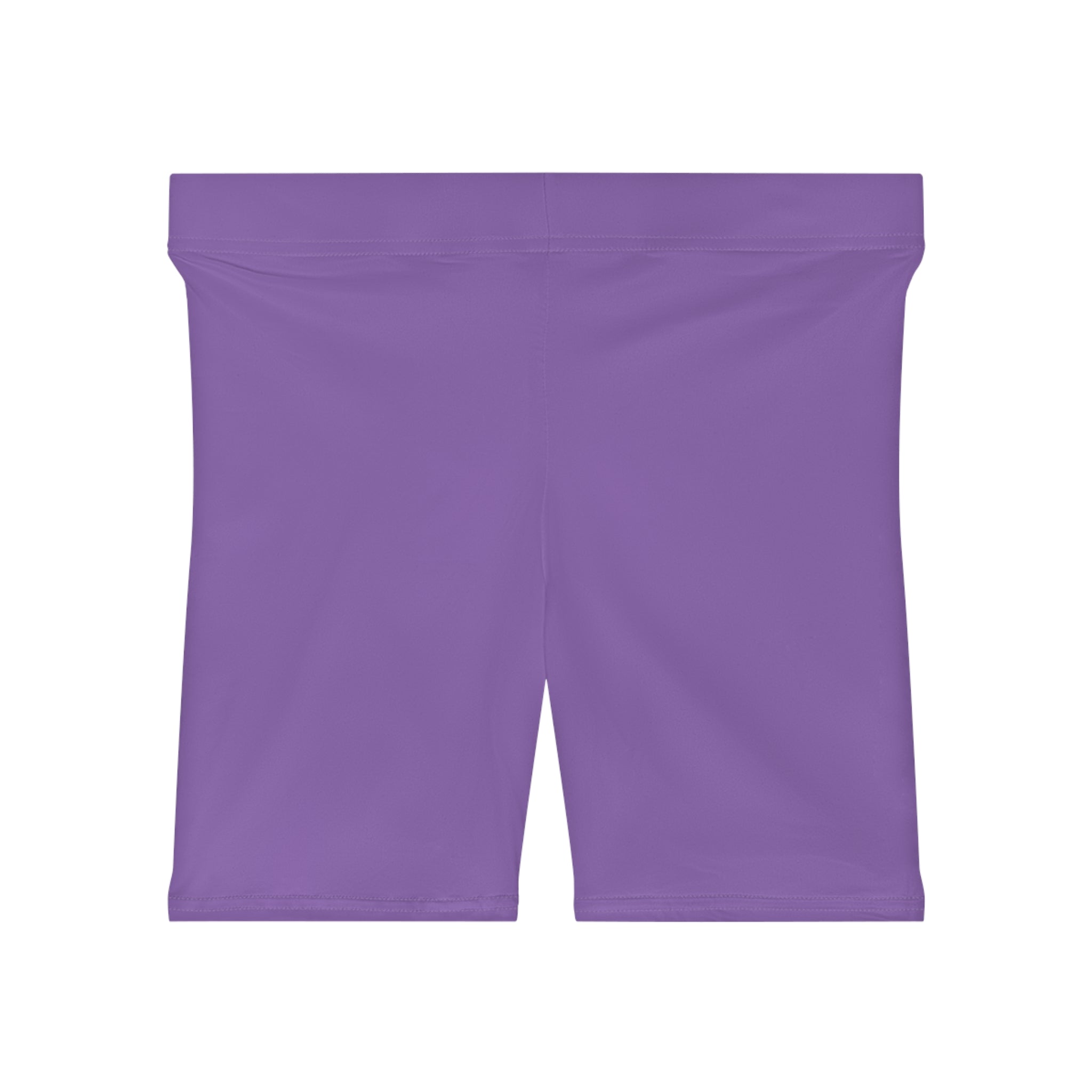 Women's Biker Shorts with Pink Kiss Logo — Stretchy Athleisure Cycling Shorts