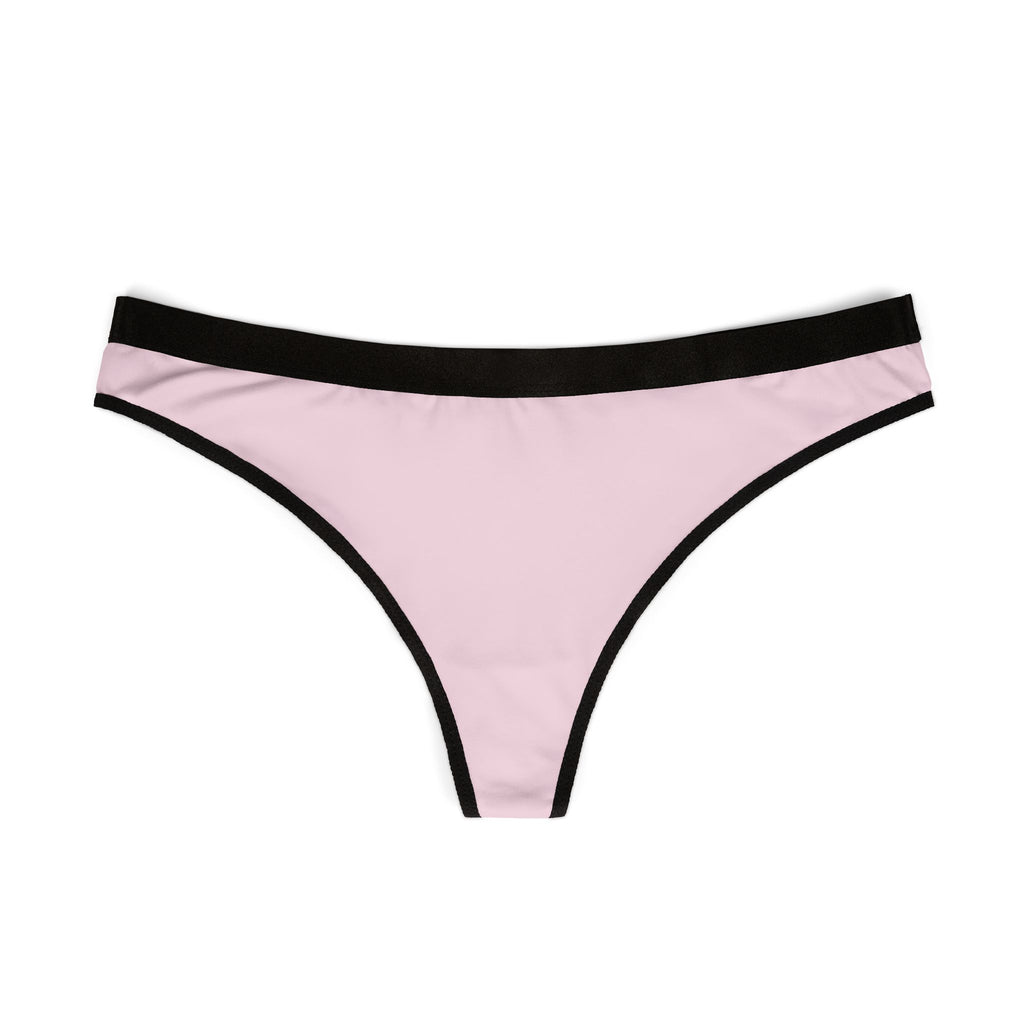 Lilac 'GIRLS' Women's Thong – Comfortable Pink  All-Over