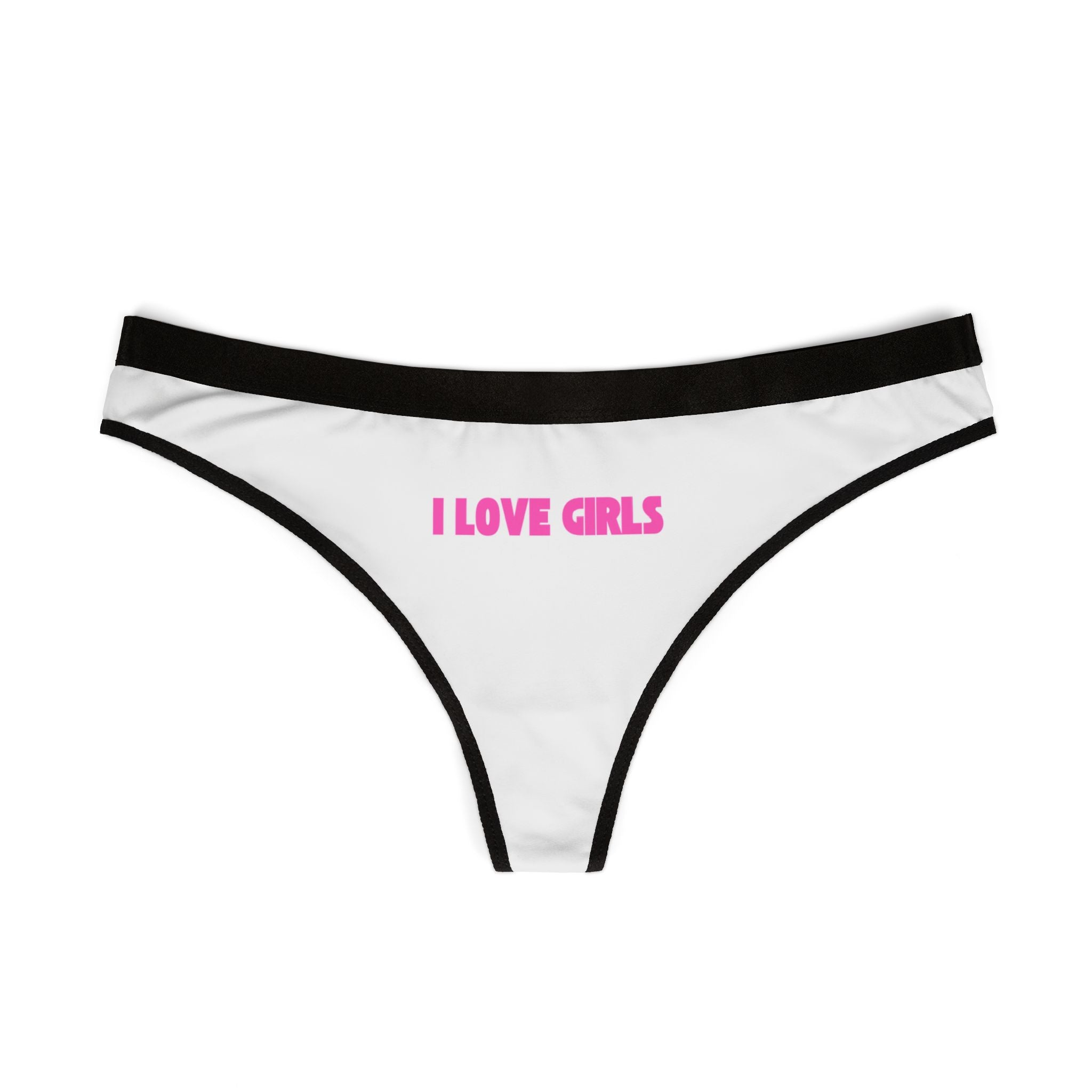 GIRLS' Women's Thong – Comfortable All-Over Print Intim