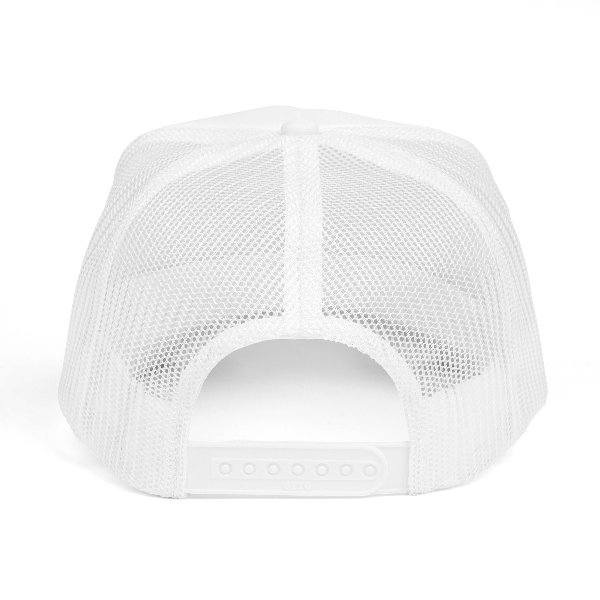 Goat Foam Trucker Hat – Pink Logo Mesh Cap