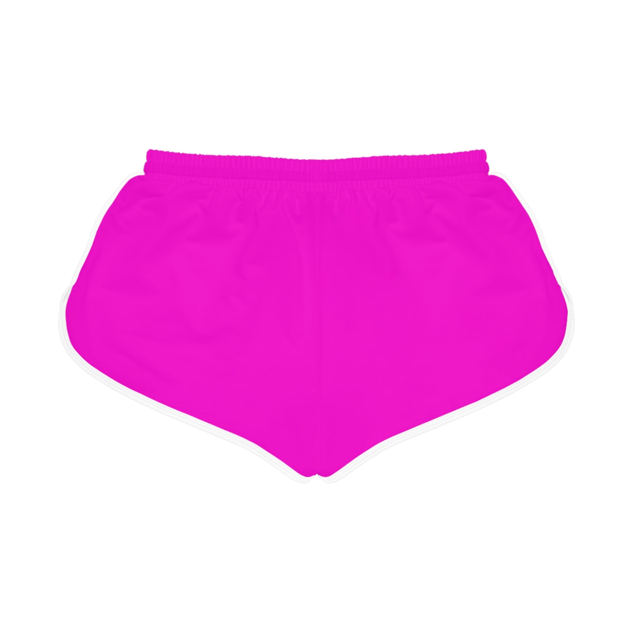 Women's Relaxed Shorts — Bright Pink Casual Lounge & Workout Shorts