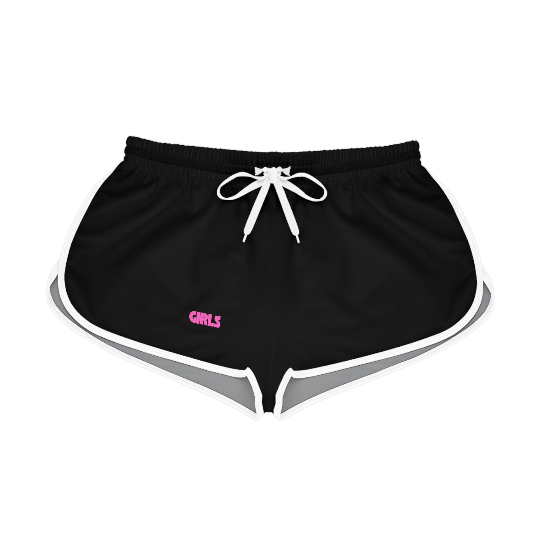 Women's Relaxed Shorts — Bright  Black Casual Lounge & Workout Shorts