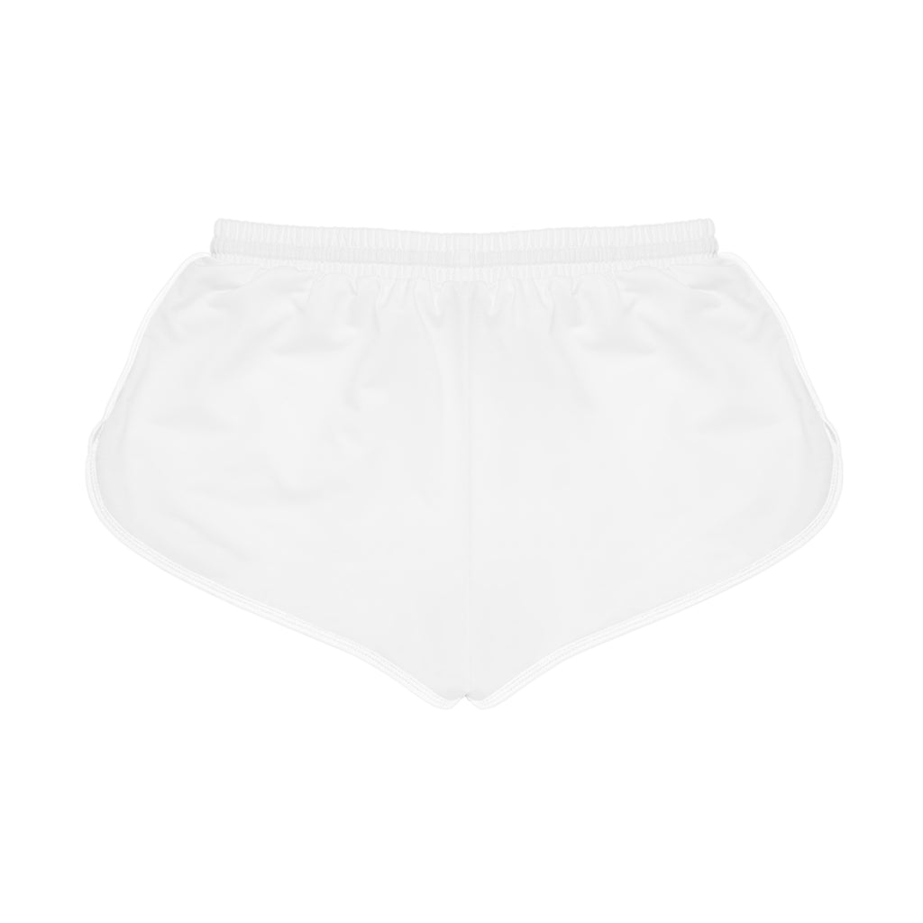 Women's Relaxed Shorts — Bright White Casual Lounge & Workout Shorts