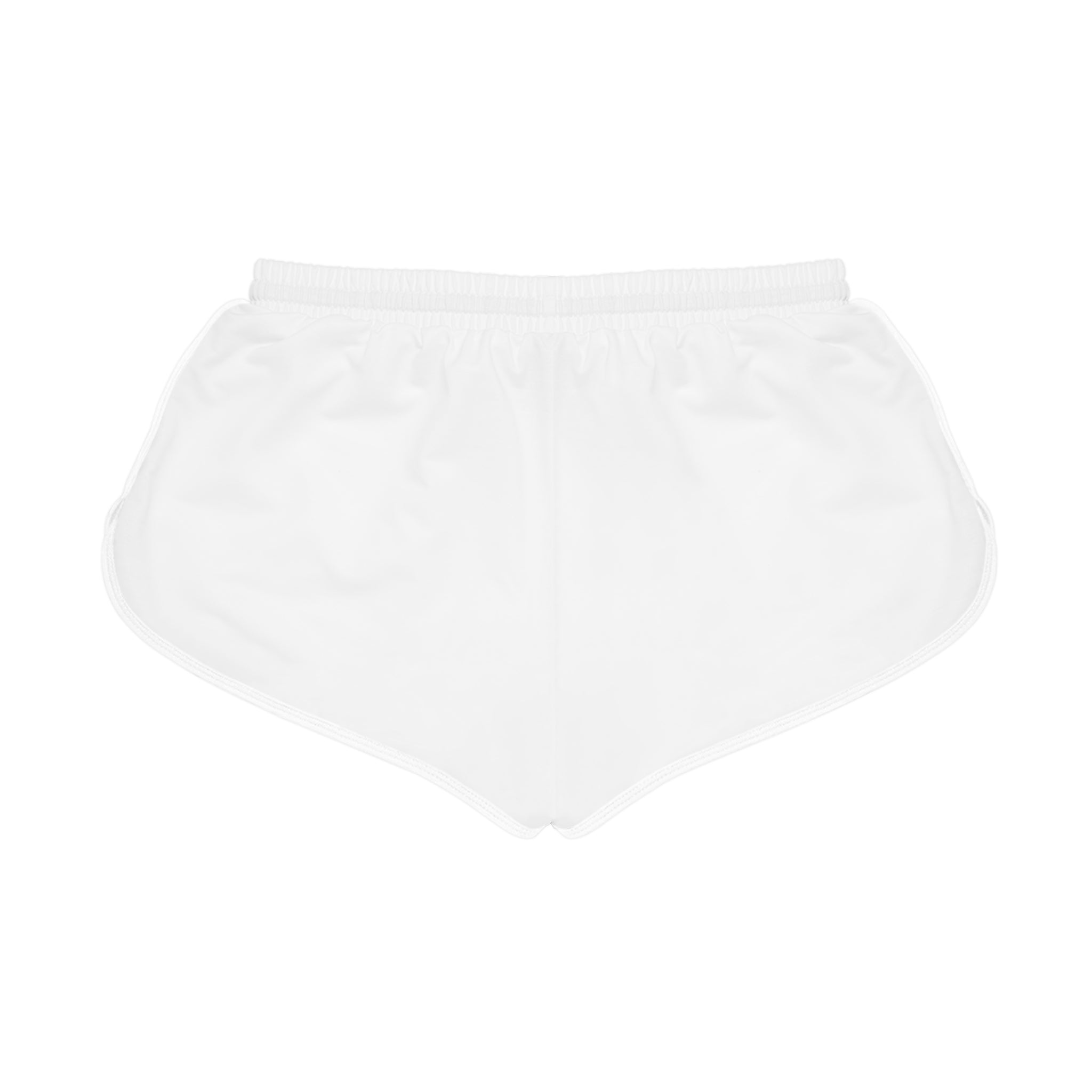 Women's Relaxed Shorts — Bright White Casual Lounge & Workout Shorts