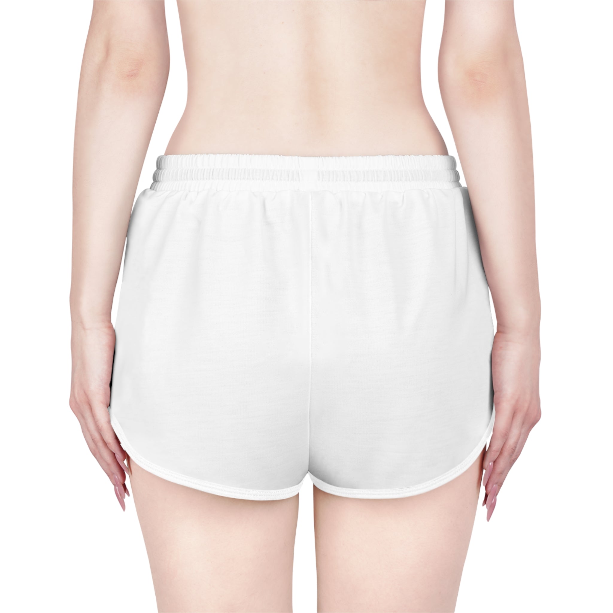Women's Relaxed Shorts — Bright White Casual Lounge & Workout Shorts