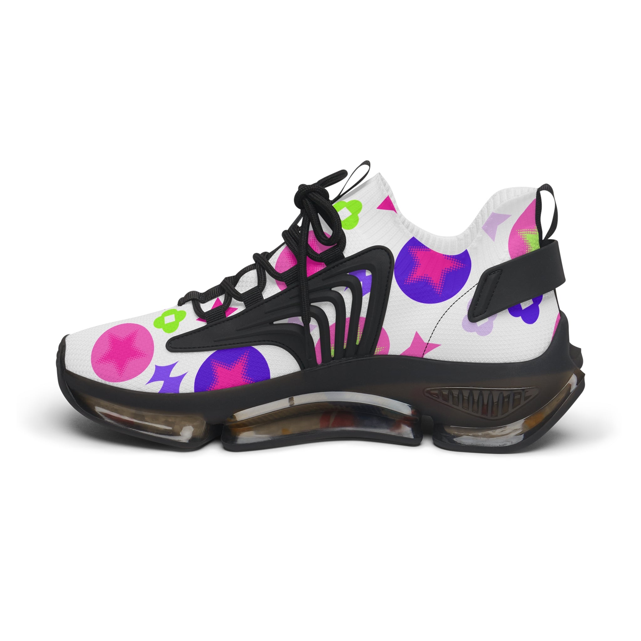 Women's Mesh Sneakers White -Lightweight Athletic Shoes