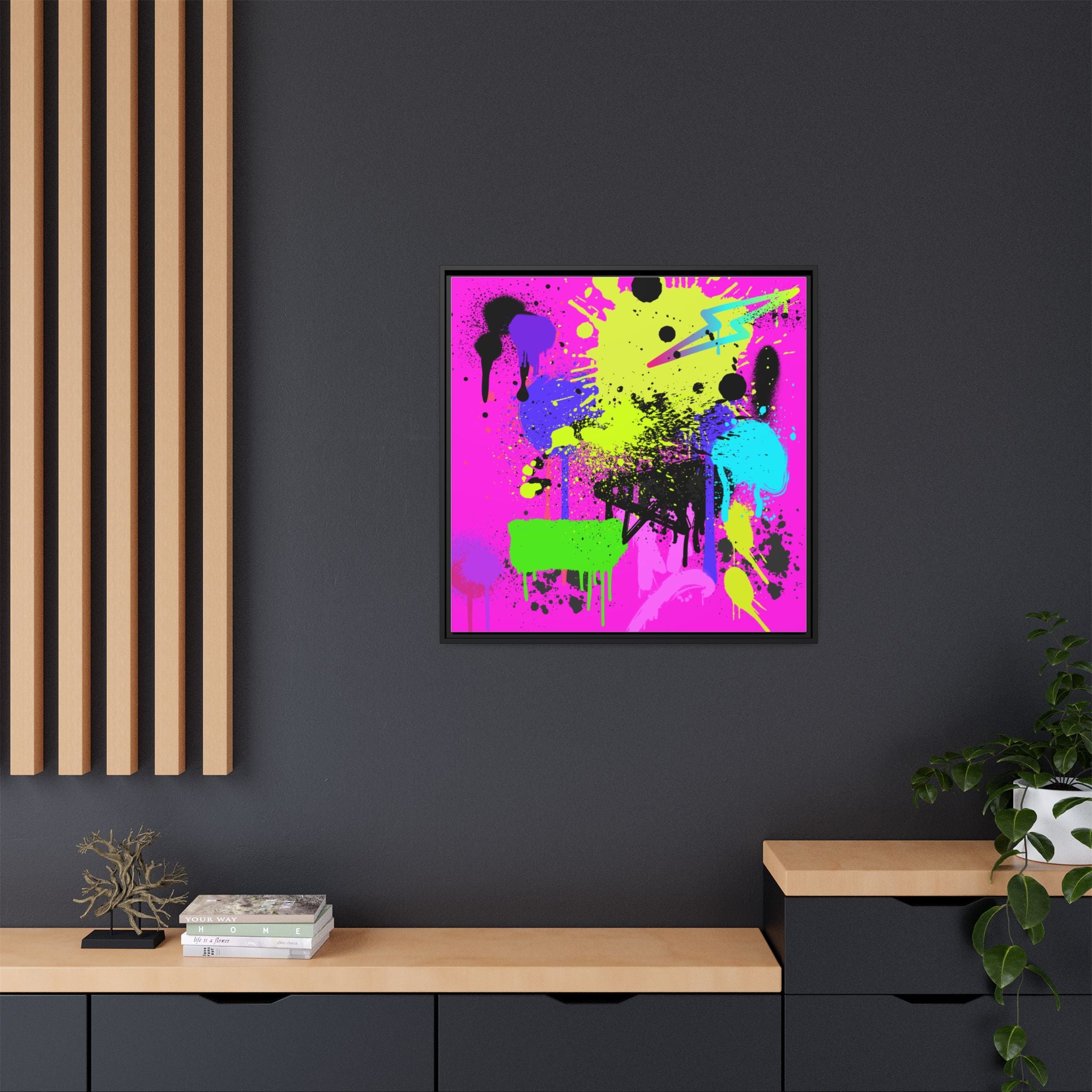 SPASH COLORS Matte Canvas, Framed