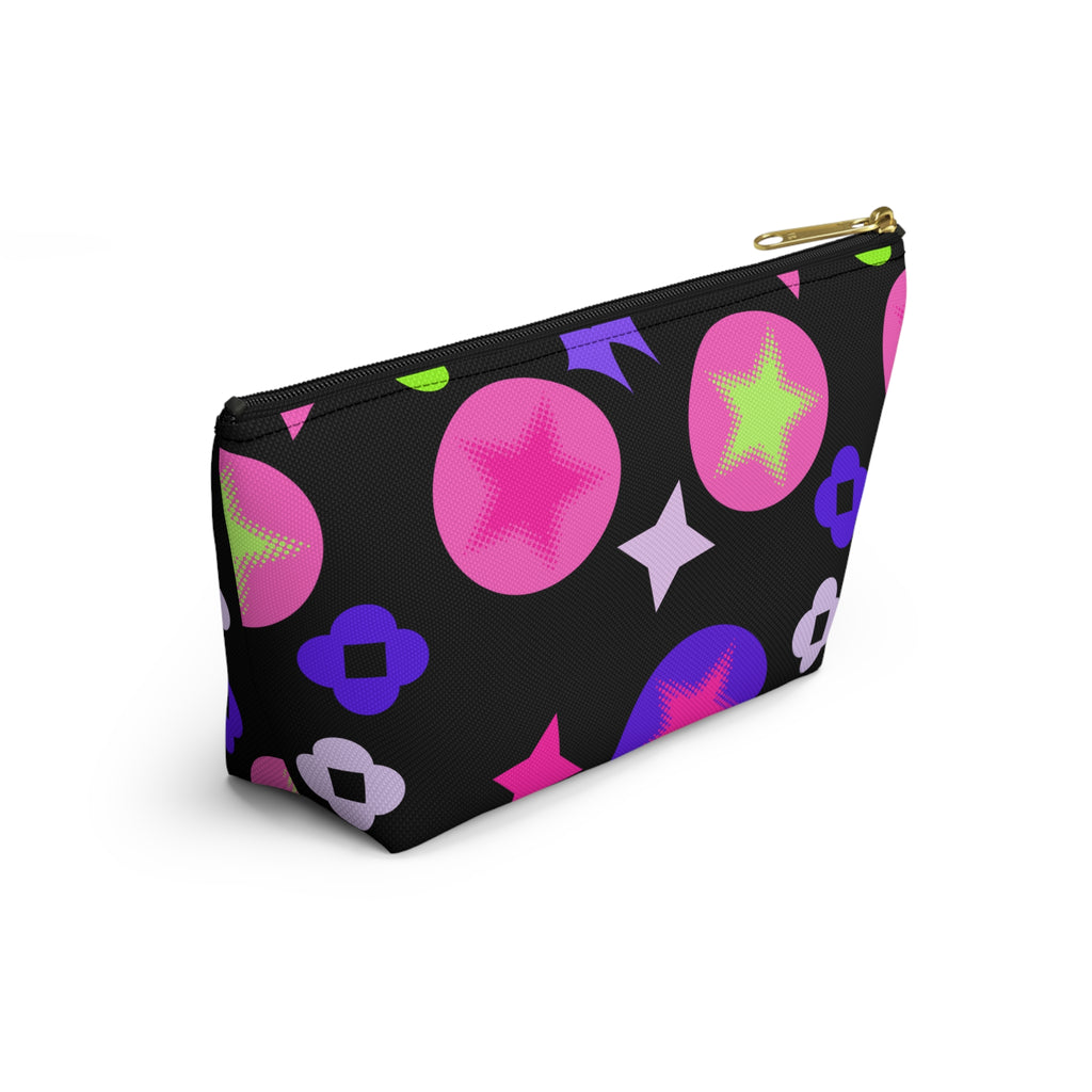 Colorful Star & Flower Accessory Pouch