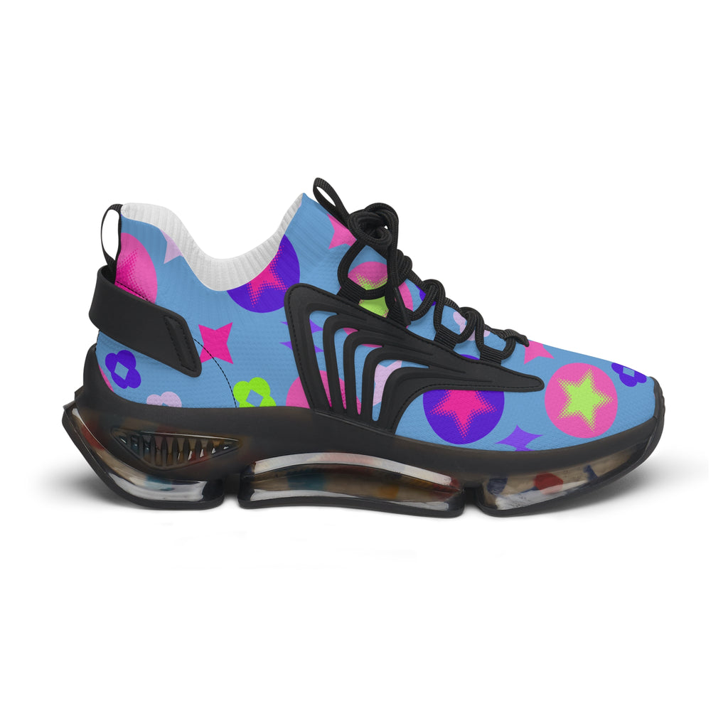 Blue Women's Mesh Sneakers Pink -Lightweight Athletic Shoes