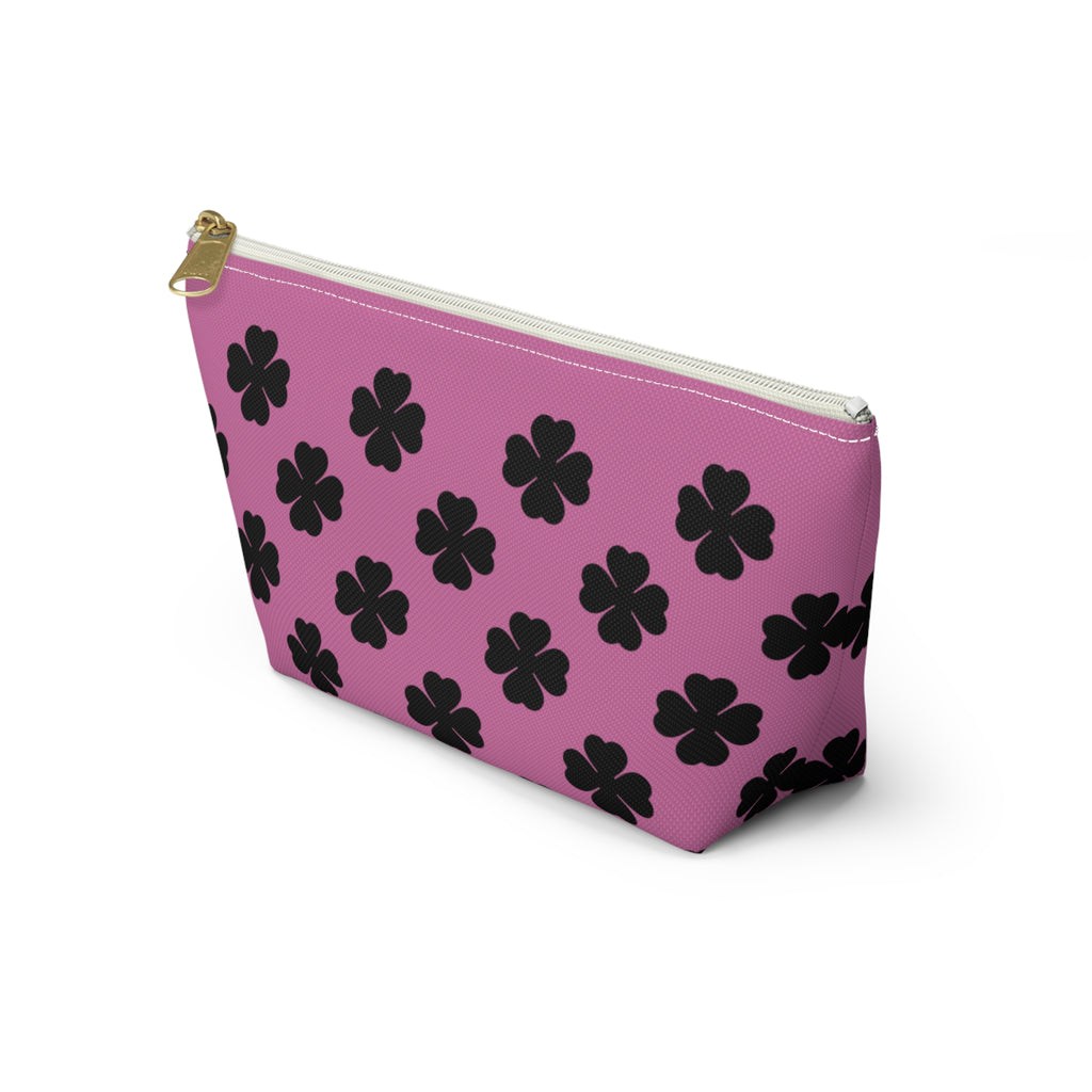 PinkClover Pattern Accessory Makeup & Travel Organizer