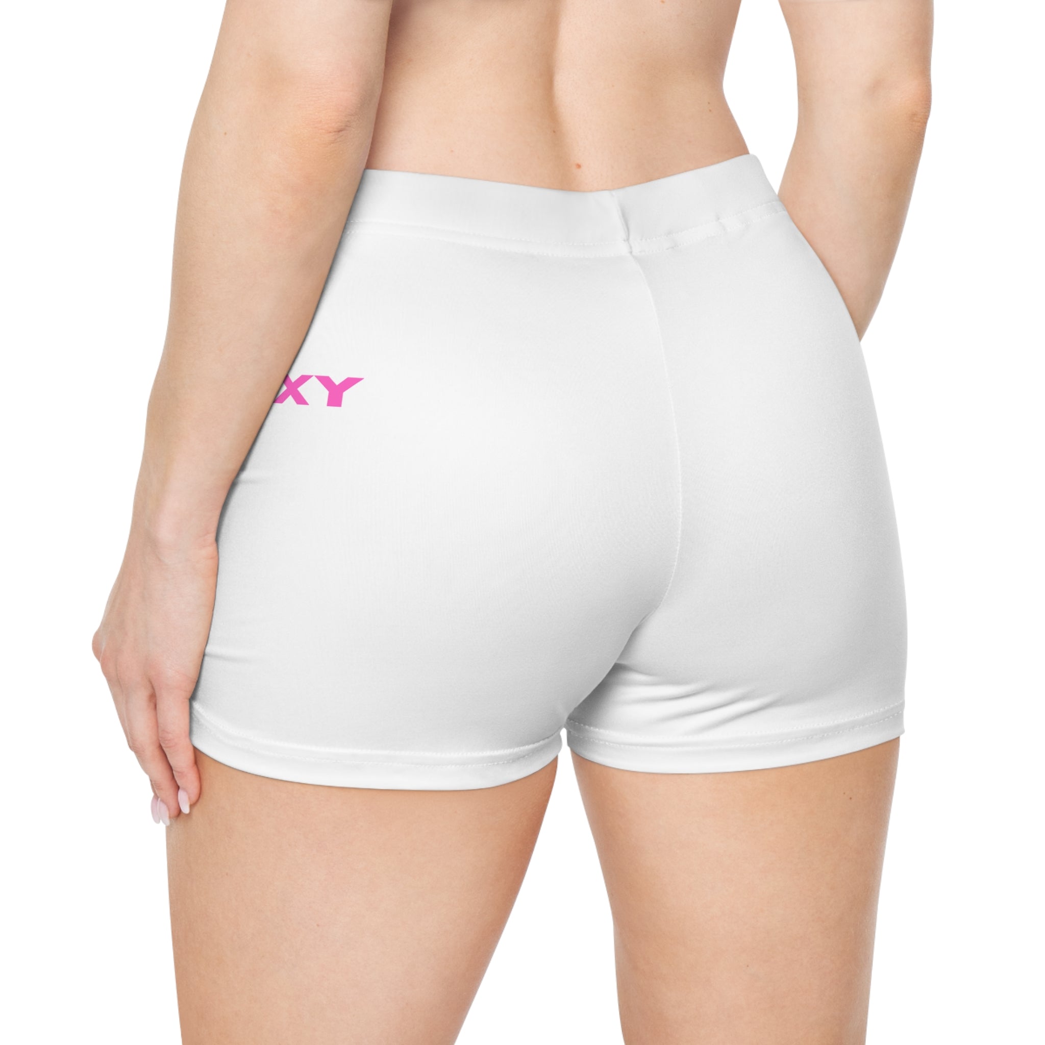 Sexy Women Black Sport Shorts White
