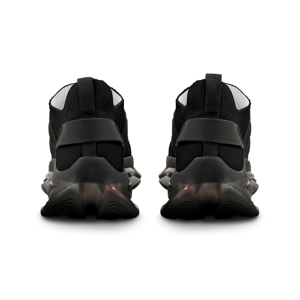 Men's Black Mesh Sneakers — Lightweight Breathable Athletic Shoes