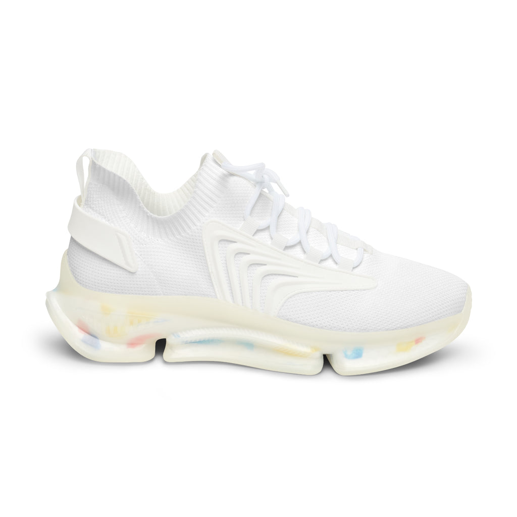 Women Mesh Sneakers — Streetwear Running Shoes White