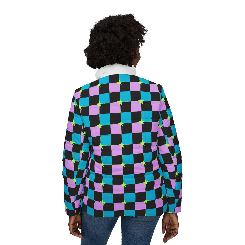 Colorful Checkered Women’s Jacket