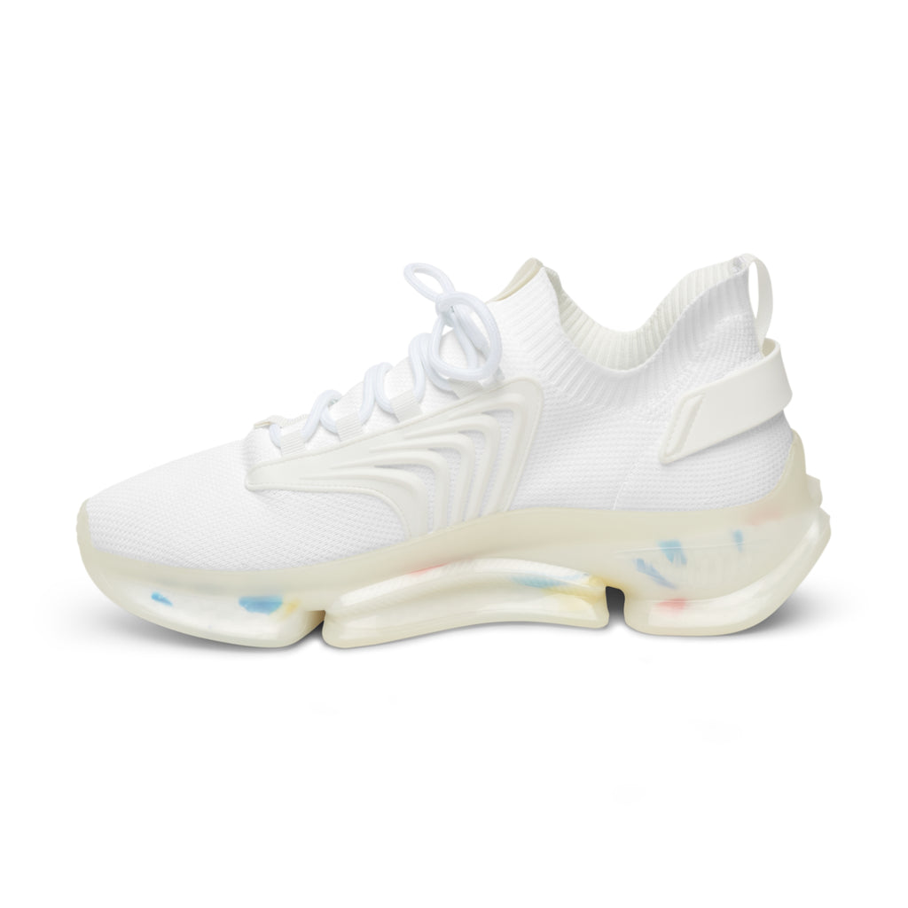 Women Mesh Sneakers — Streetwear Running Shoes White