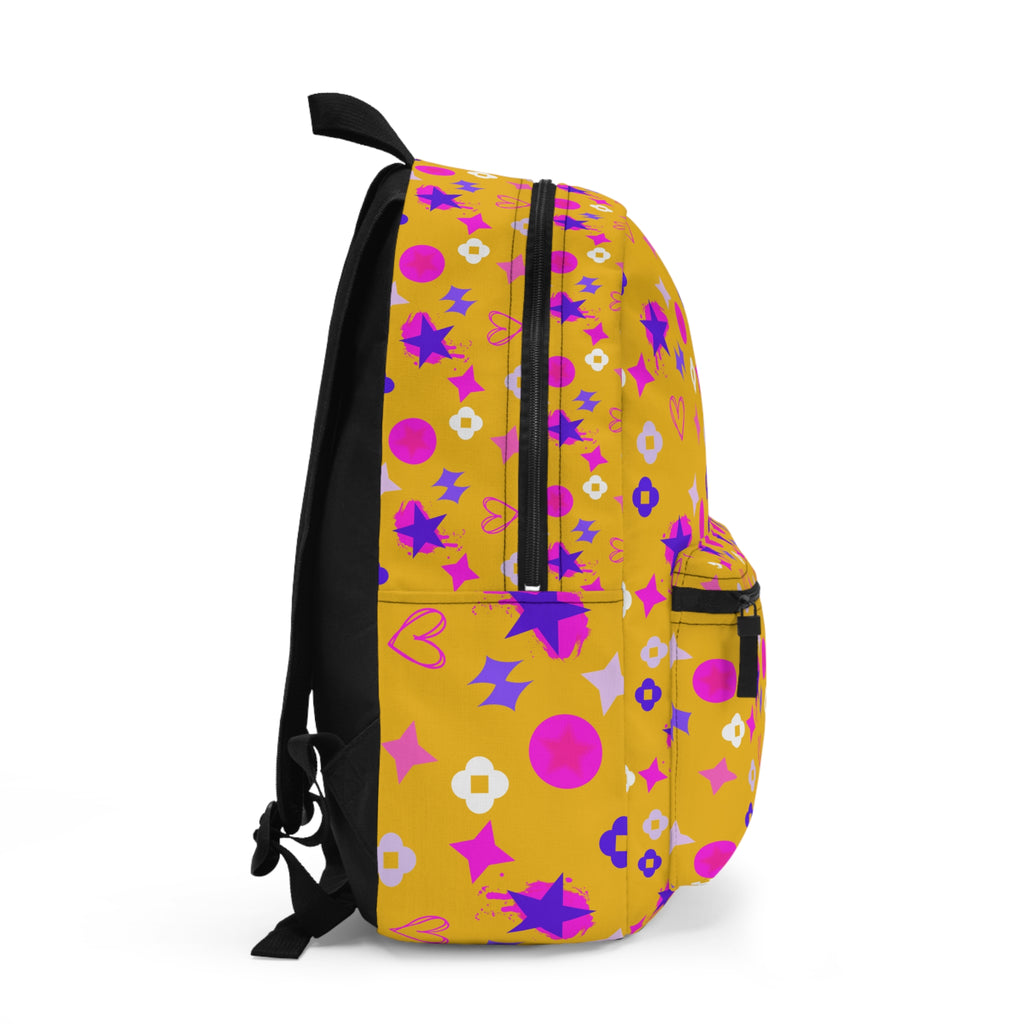 Love Heart Backpack Yellow