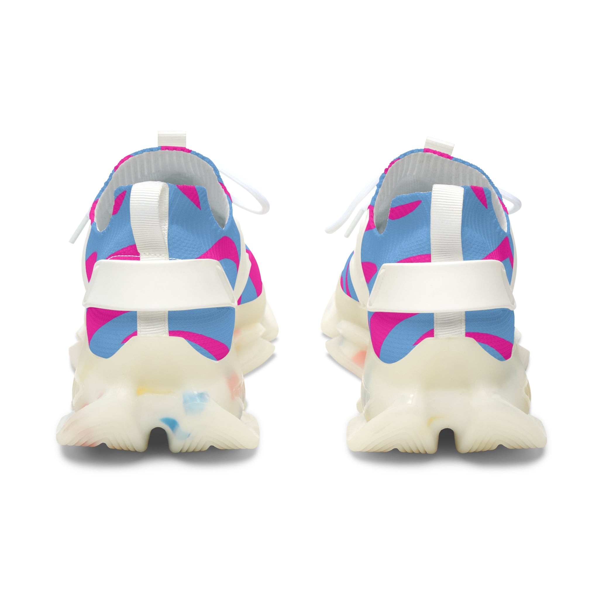 Copy of Pink Stylish Women's Mesh Sneakers – Bold Pink Stripes