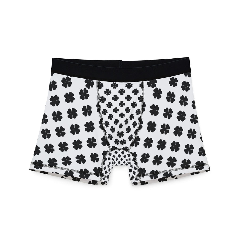 Men's Boxer Briefs — Black Clover All-Over Print Comfortable Underwear