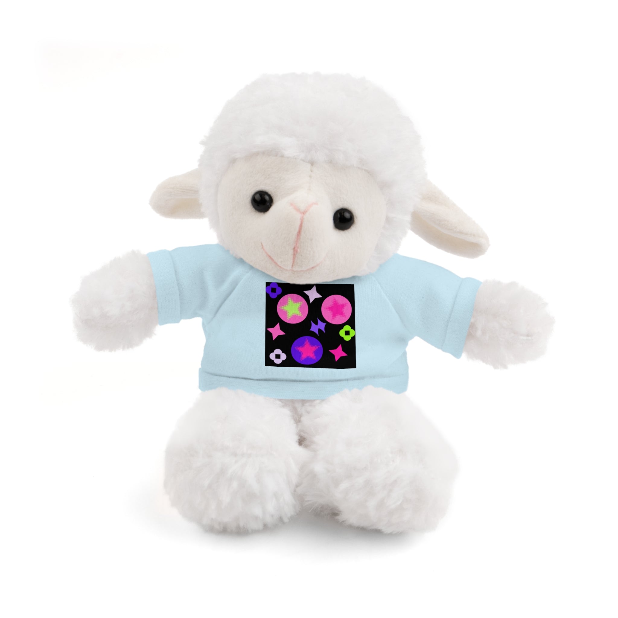 Cute Plush Bear with "Love Star" Tee — Soft Stuffed