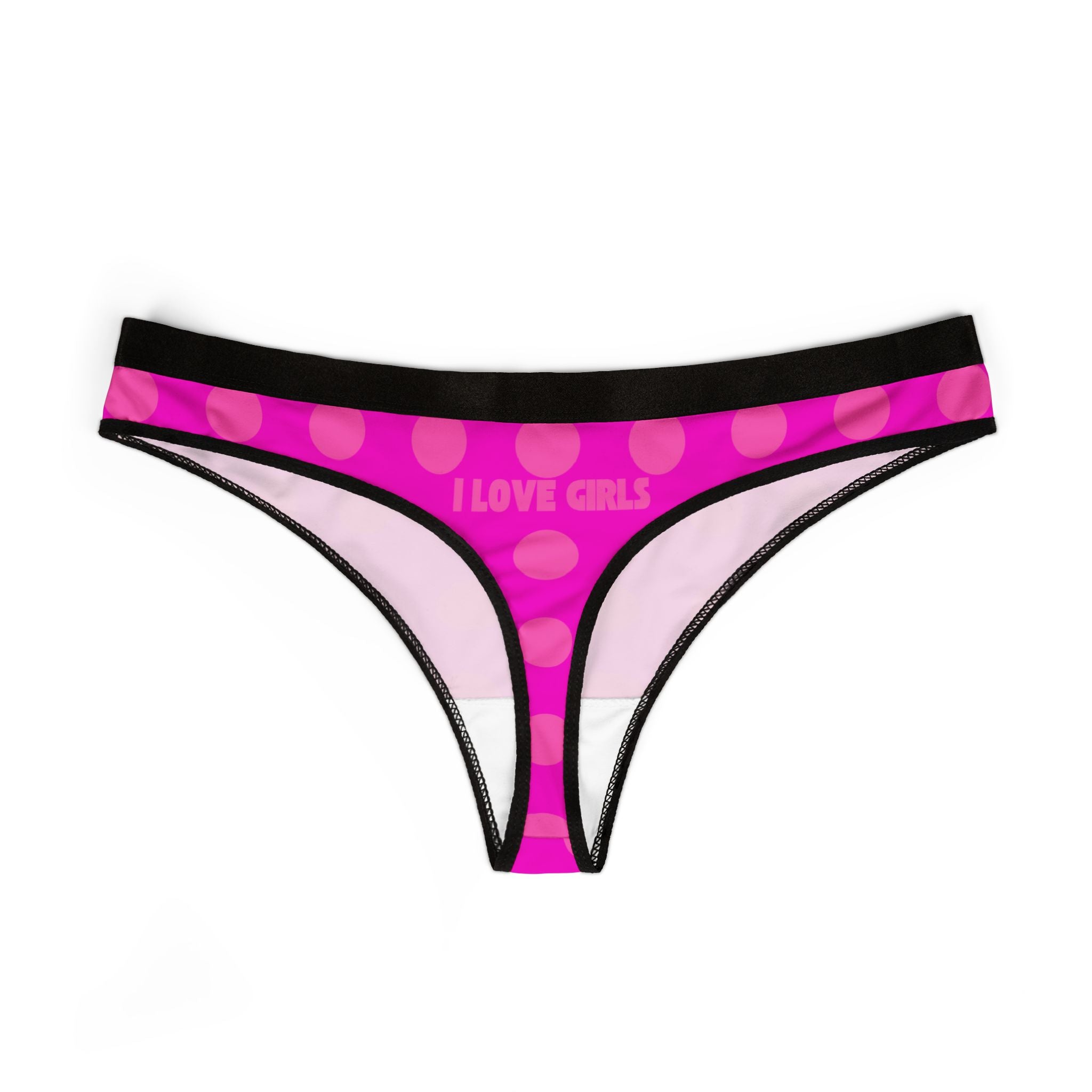 Girls Pink Thong — Women's Cheeky Bikini Underwear
