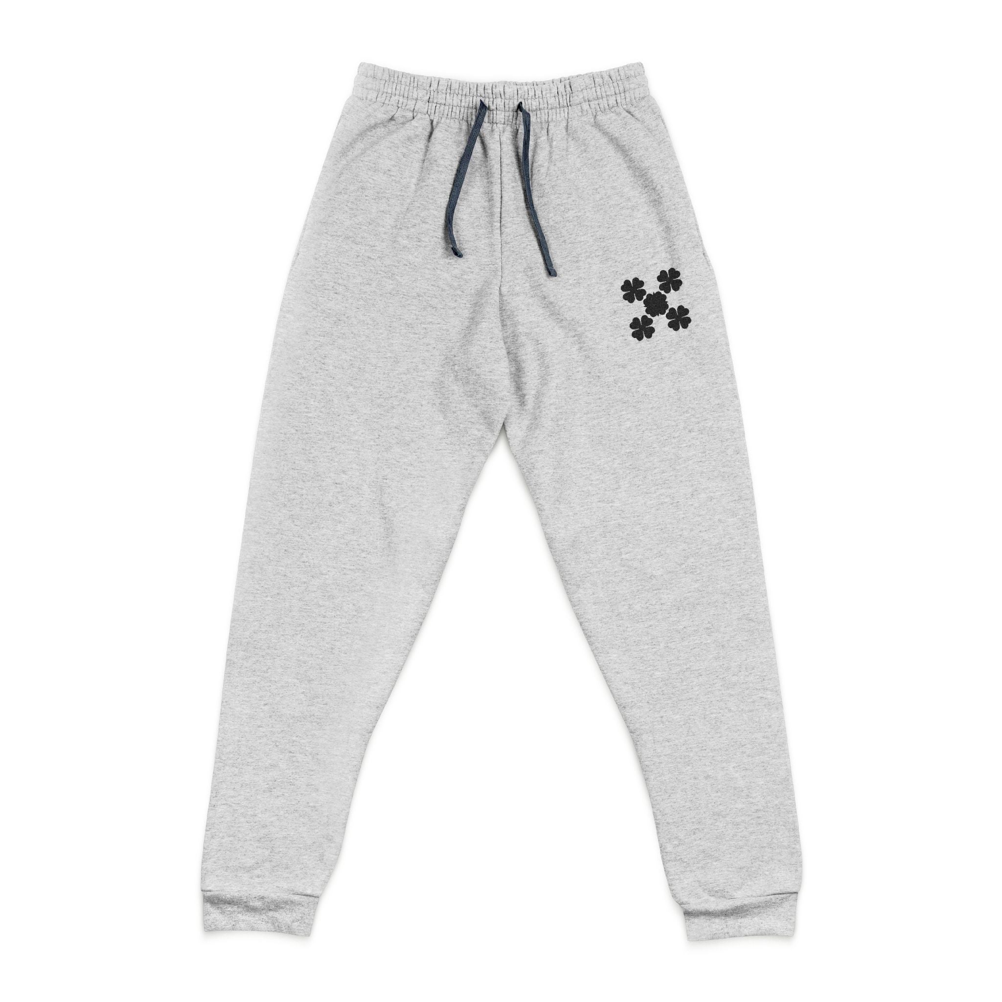Embroidered Charcoal Joggers —  Everyday Sweatpants