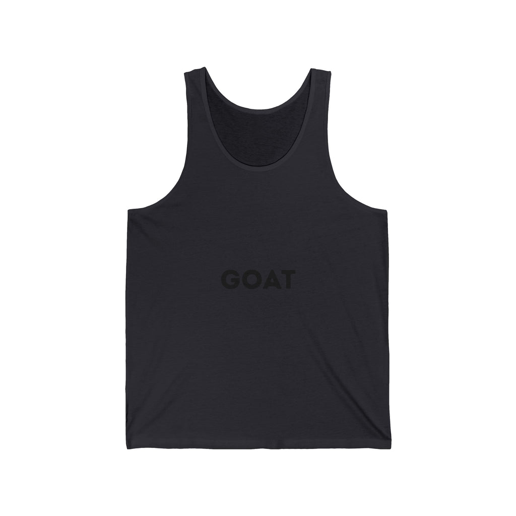 GOAT Tank Top — Minimalist Graphic Jersey Tank