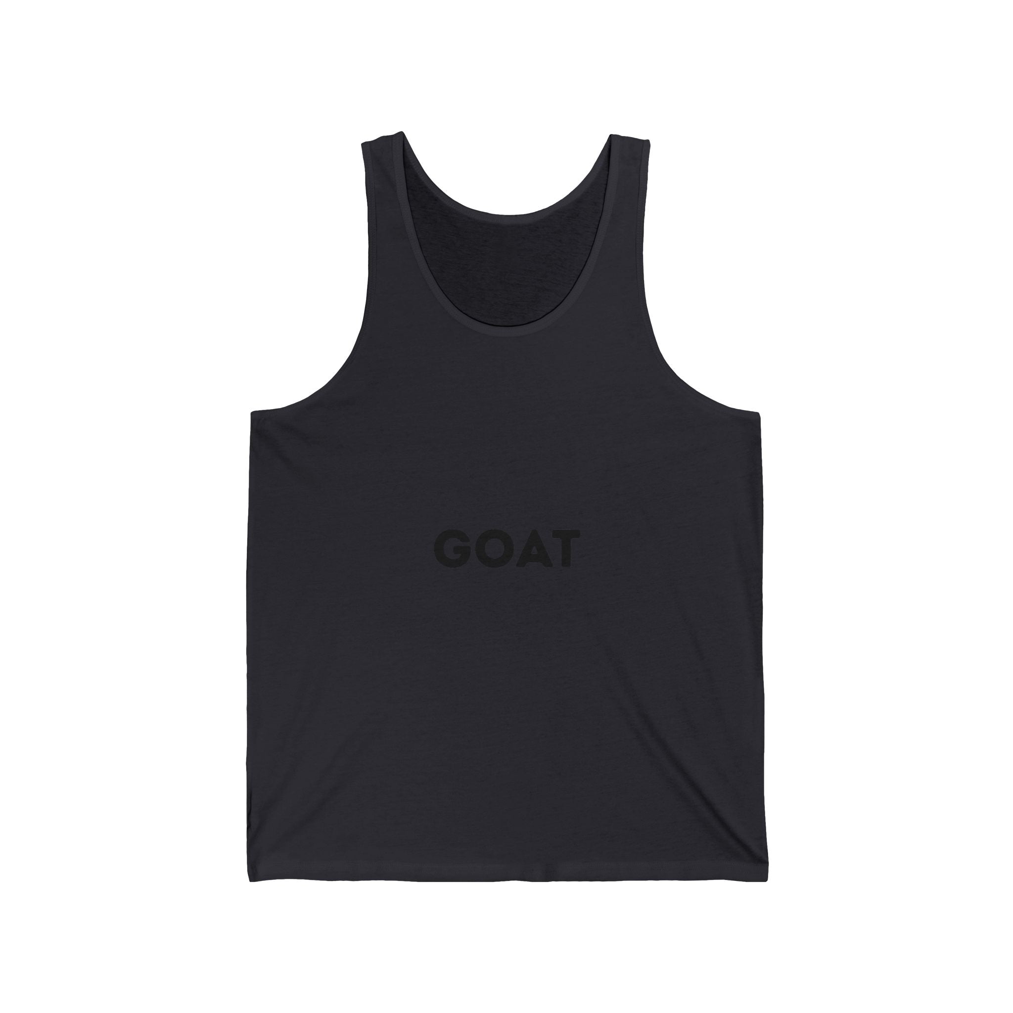 GOAT Tank Top — Minimalist Graphic Jersey Tank