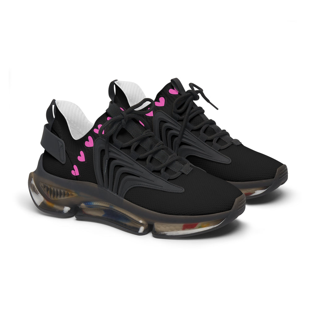 Love Women's Mesh Sneakers Black -Lightweight Athletic Shoes