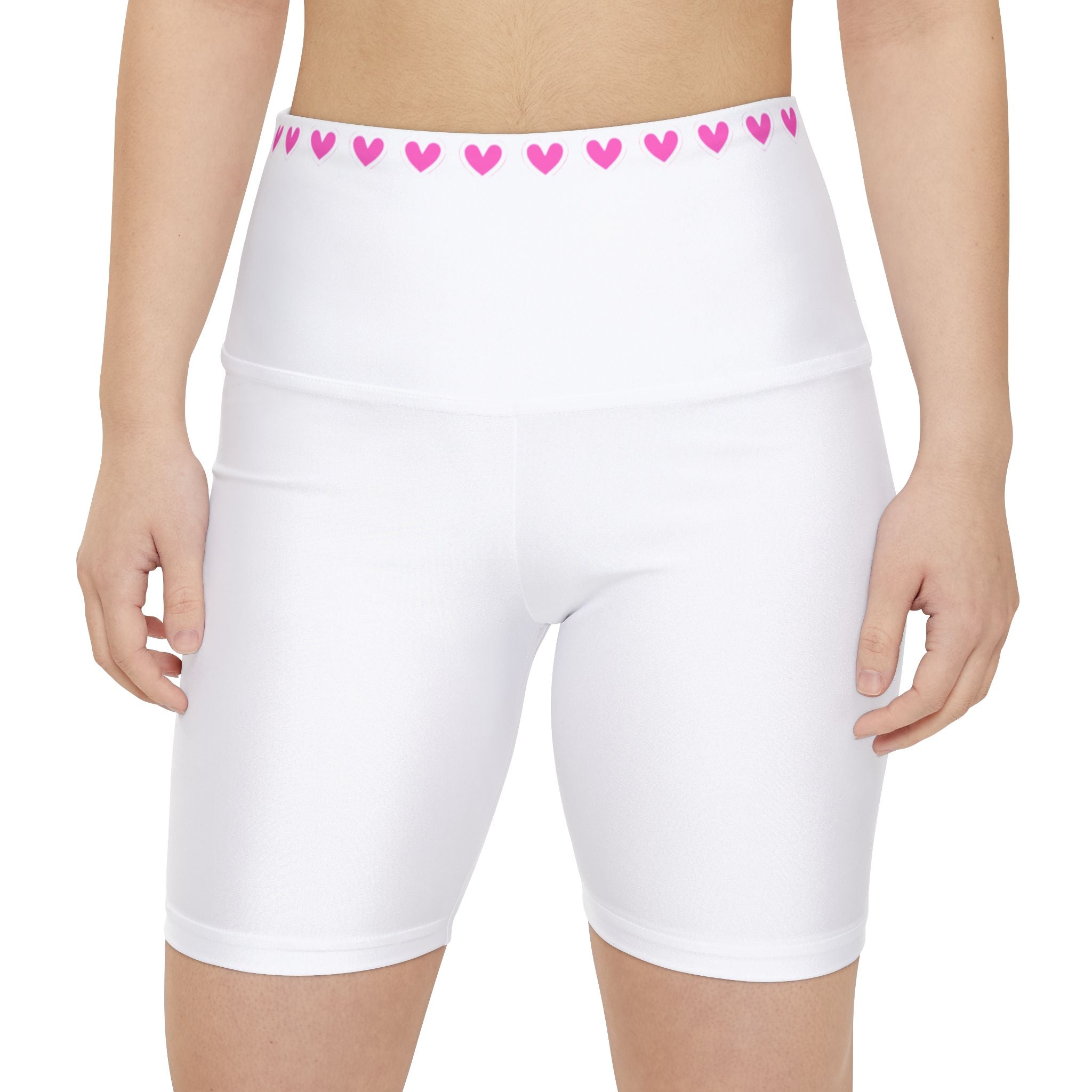 Women's Workout Shorts White