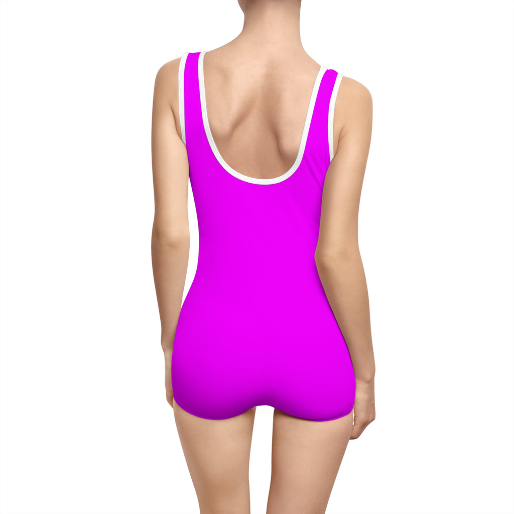 Copy of Copy of Vintage Lite Blue One-Piece Swimsuit