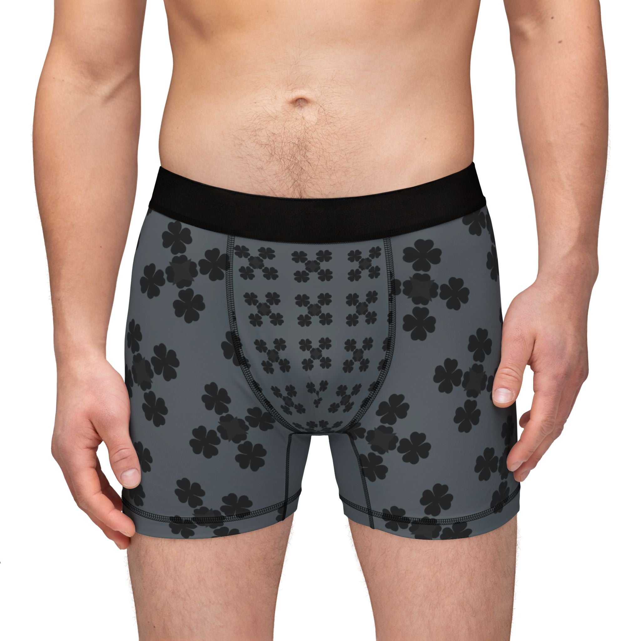 Men's Boxer Briefs — Grey