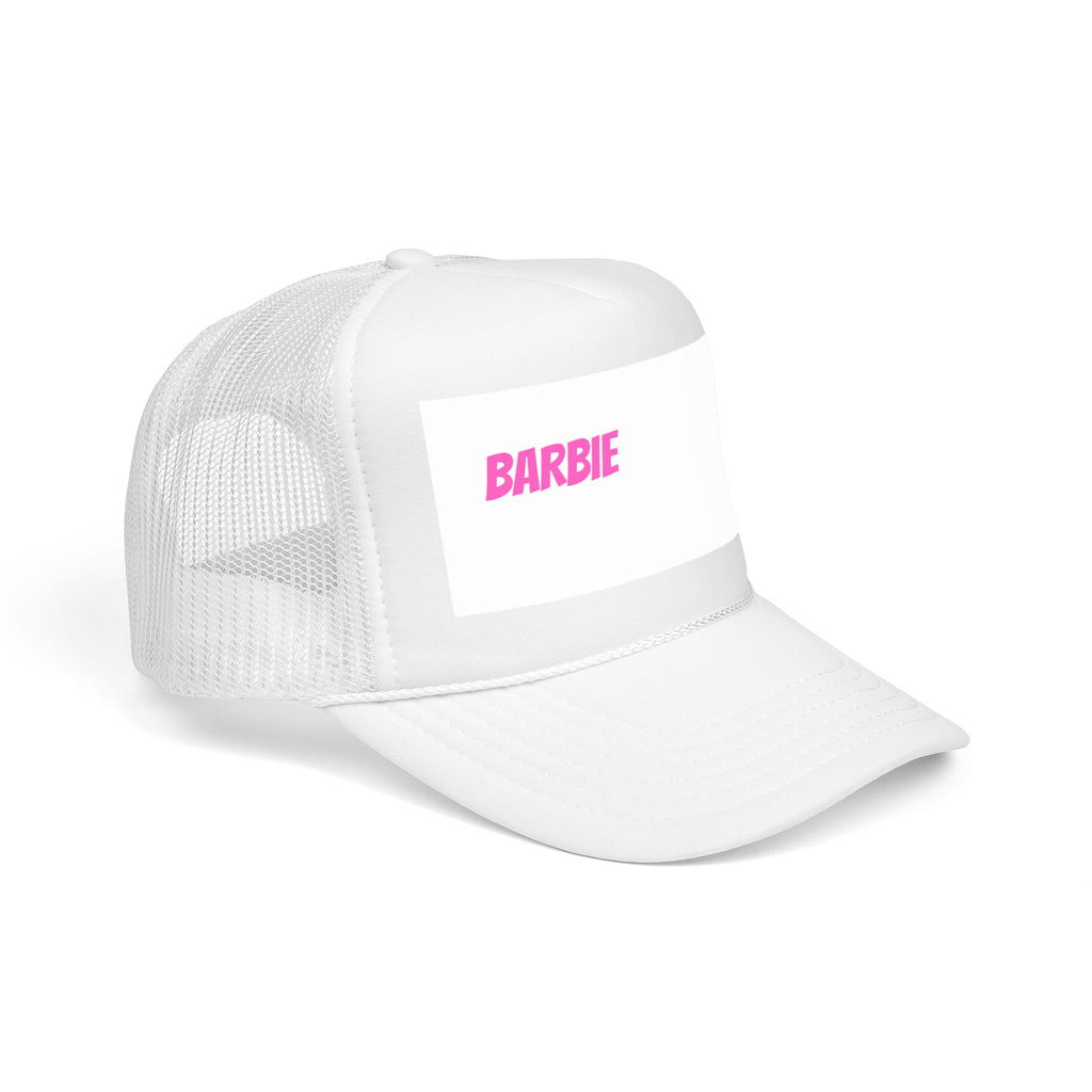 Barbie Foam Trucker Hat – Pink Logo Mesh Cap