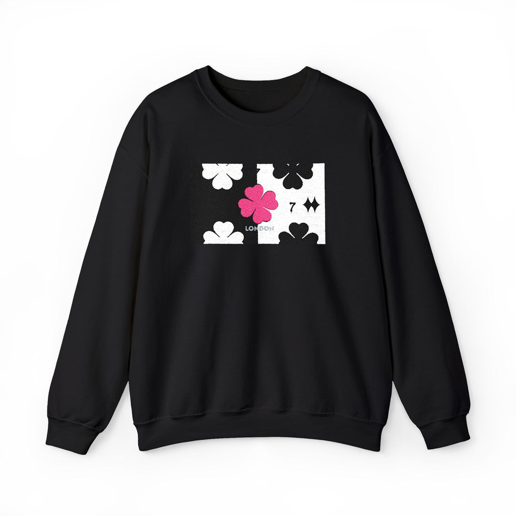 Lucky Crewneck Sweatshirt - Comfortable SweatShirt Black