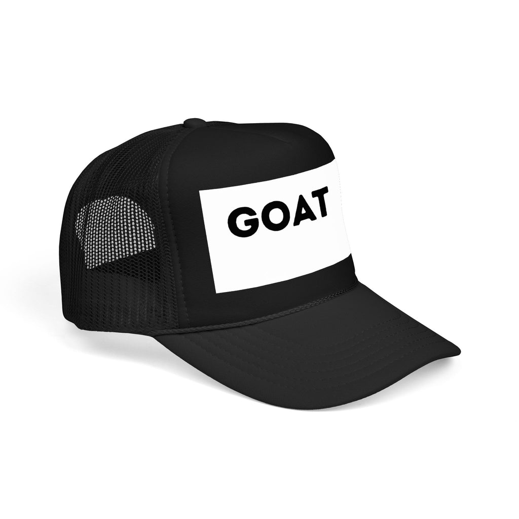 Goat Foam Trucker Hat – Pink Logo Mesh Cap