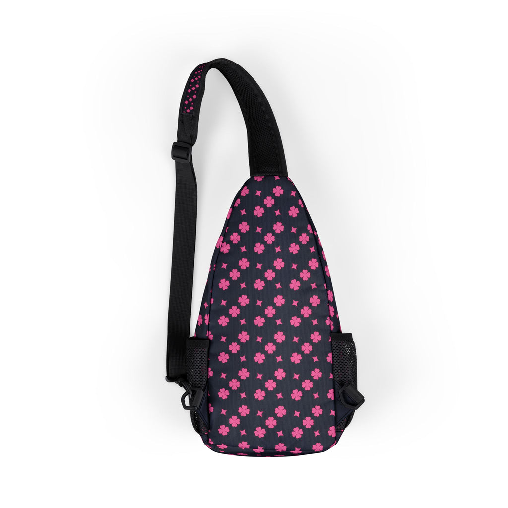 Pink /Black Charm Chest Bag