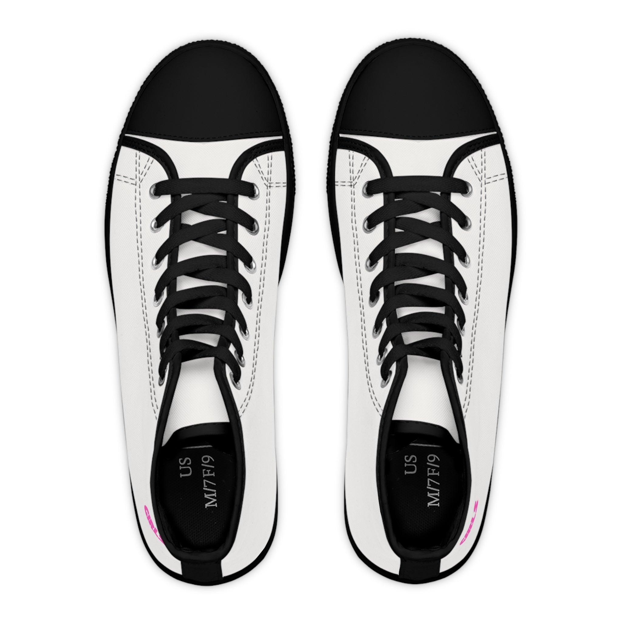 Classic  High-Top Sneakers — Women's Casual Canvas Shoes Dusty White