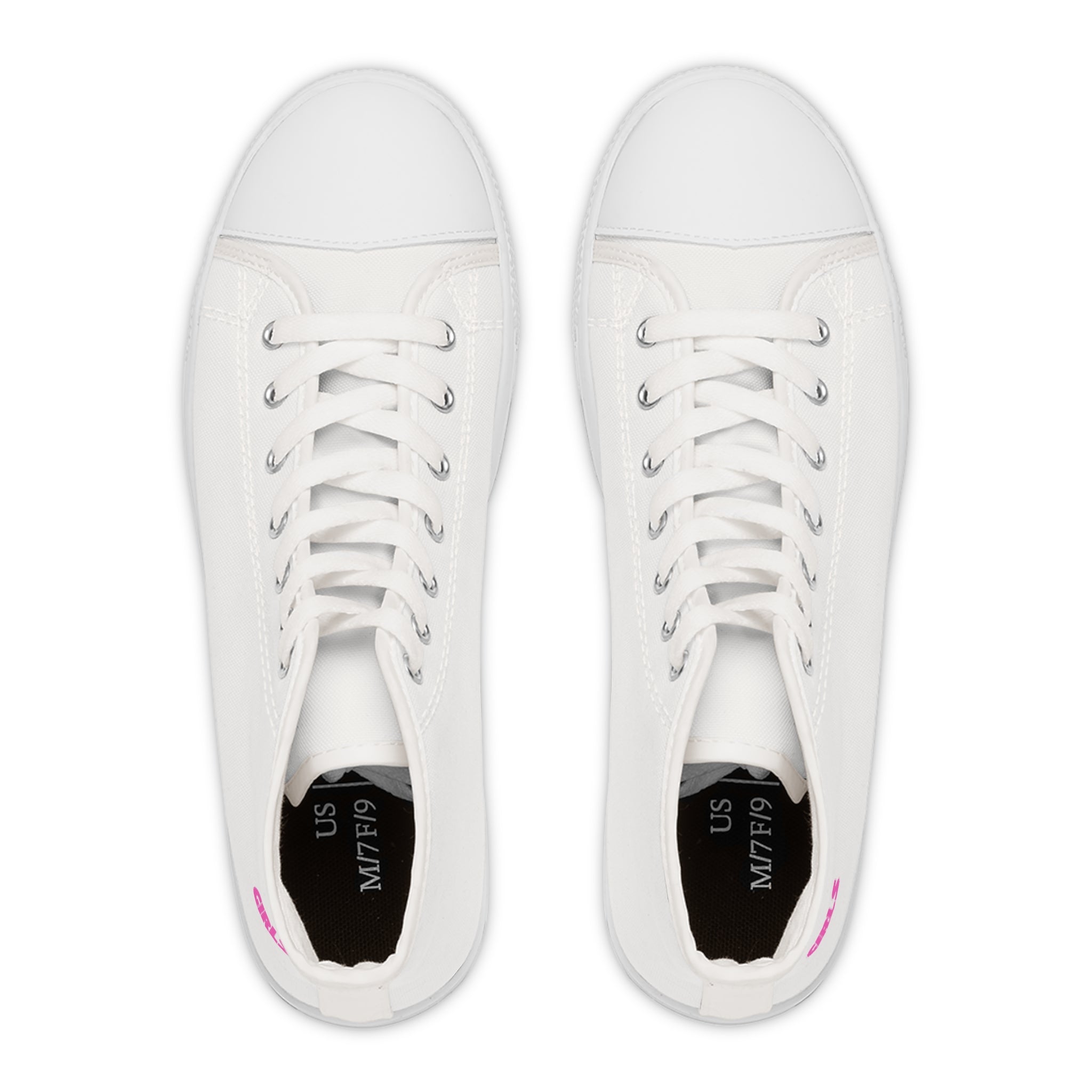 Classic  High-Top Sneakers — Women's Casual Canvas Shoes Dusty White