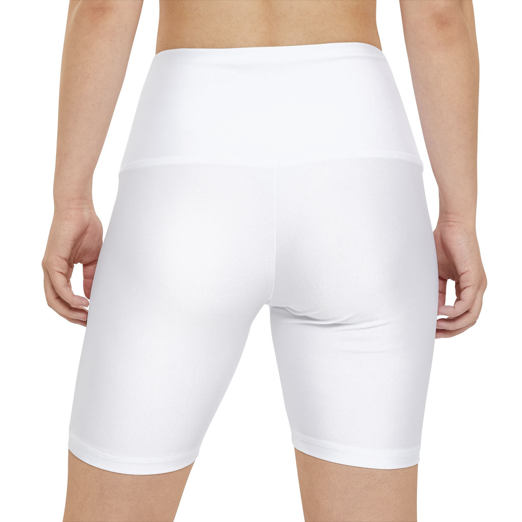 Women's Workout Shorts White