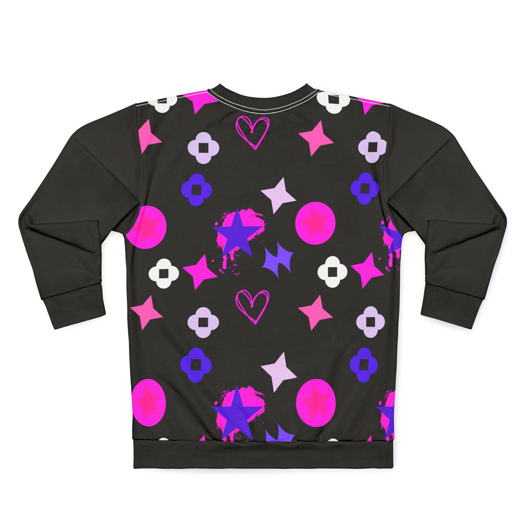 Starburst Sweatshirt — Pink & Purple Graphic