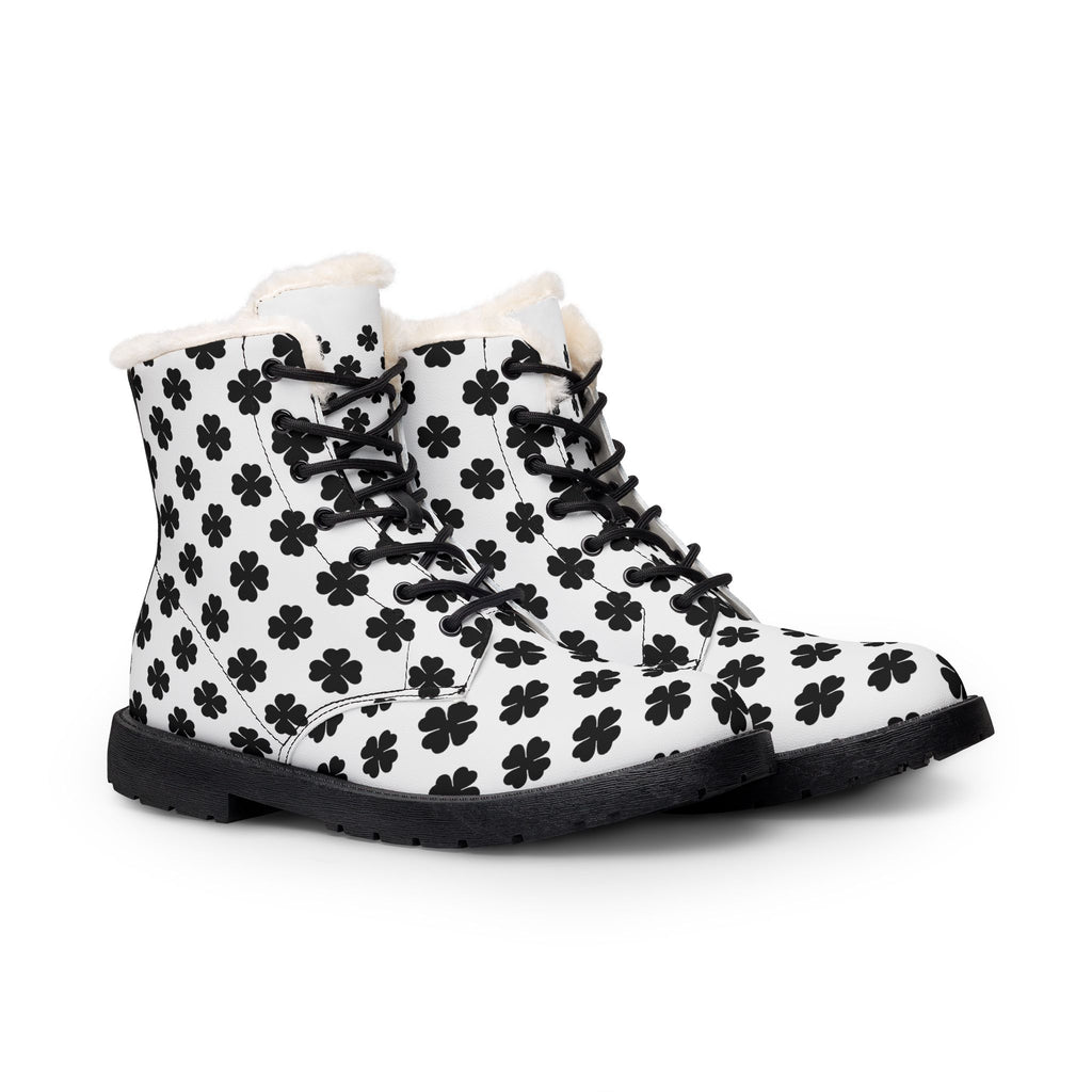 Copy of GOAT Fur-Lined Leather Boots — Men's Warm Winter Combat Style