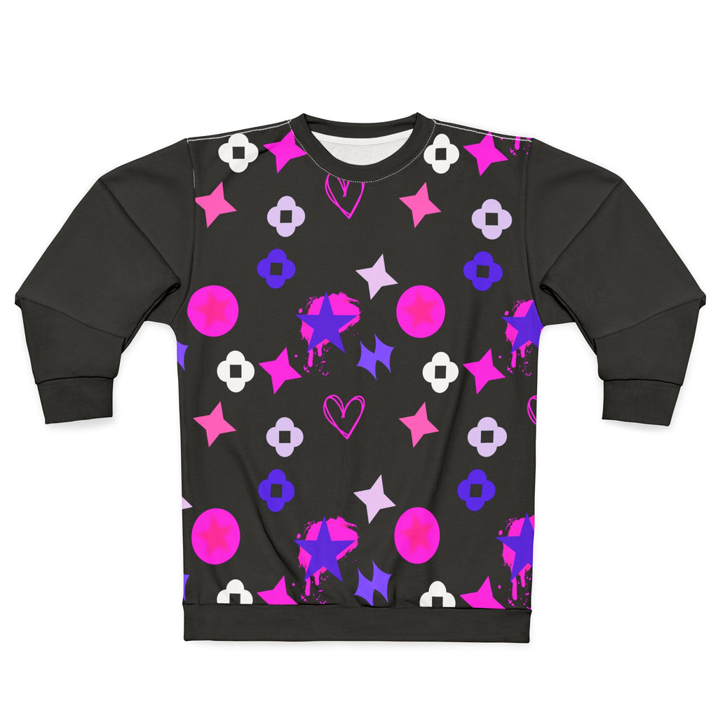 Starburst Sweatshirt — Pink & Purple Graphic
