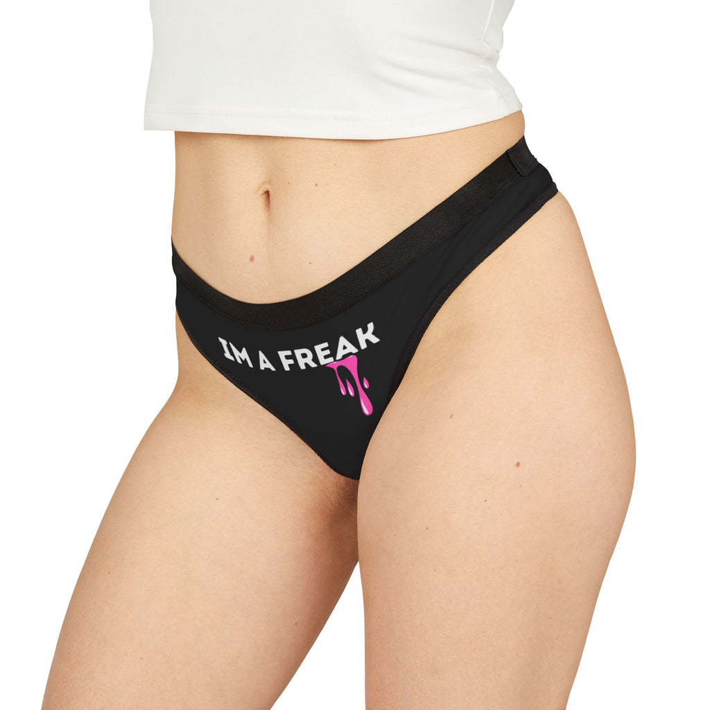 Women's Thong Underwear Black