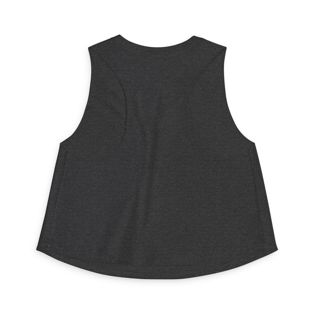 Love It! Women's Crop Tank Top - Cute Pink Script Graphic