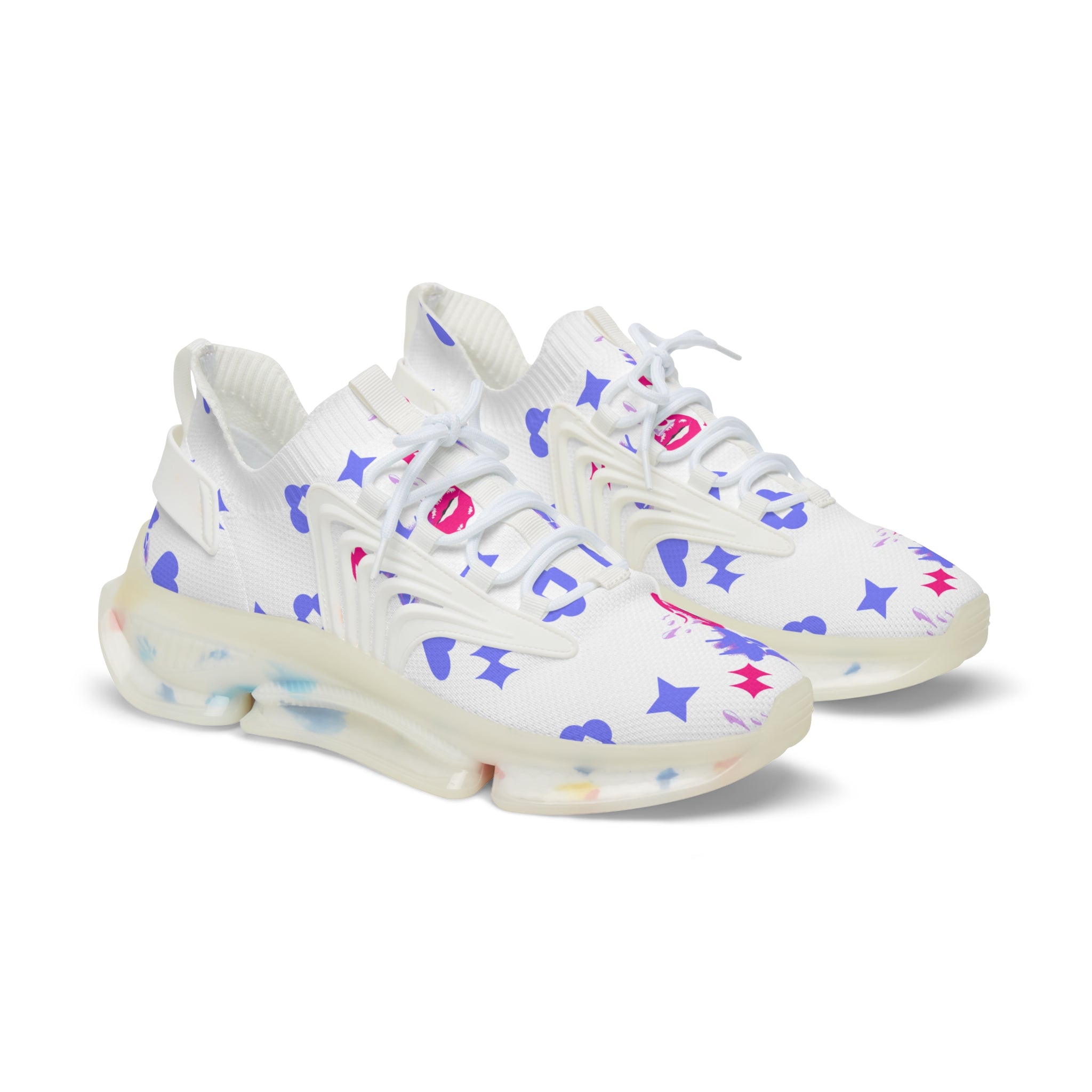 Copy of Women Mesh Sneakers — Streetwear Running Shoes White/Black