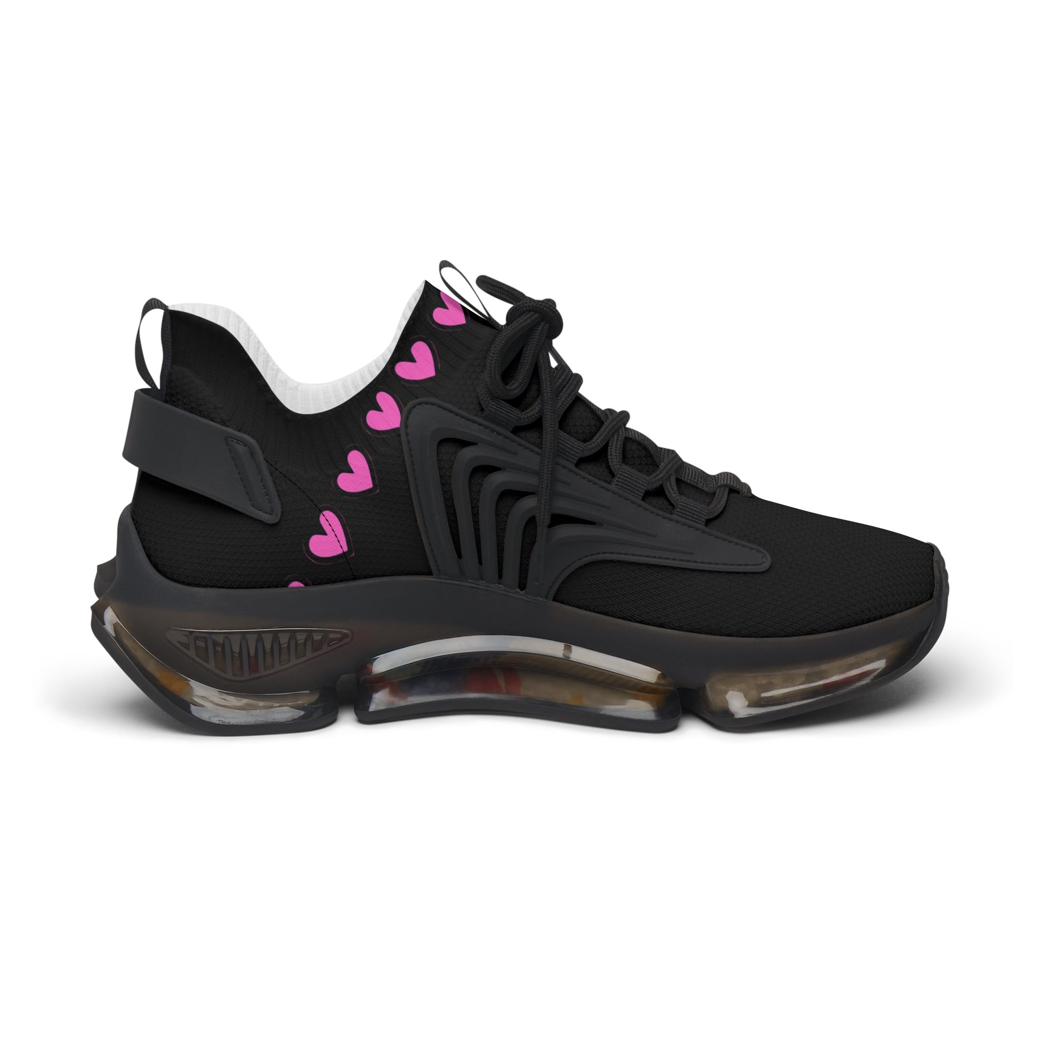 Love Women's Mesh Sneakers Black -Lightweight Athletic Shoes