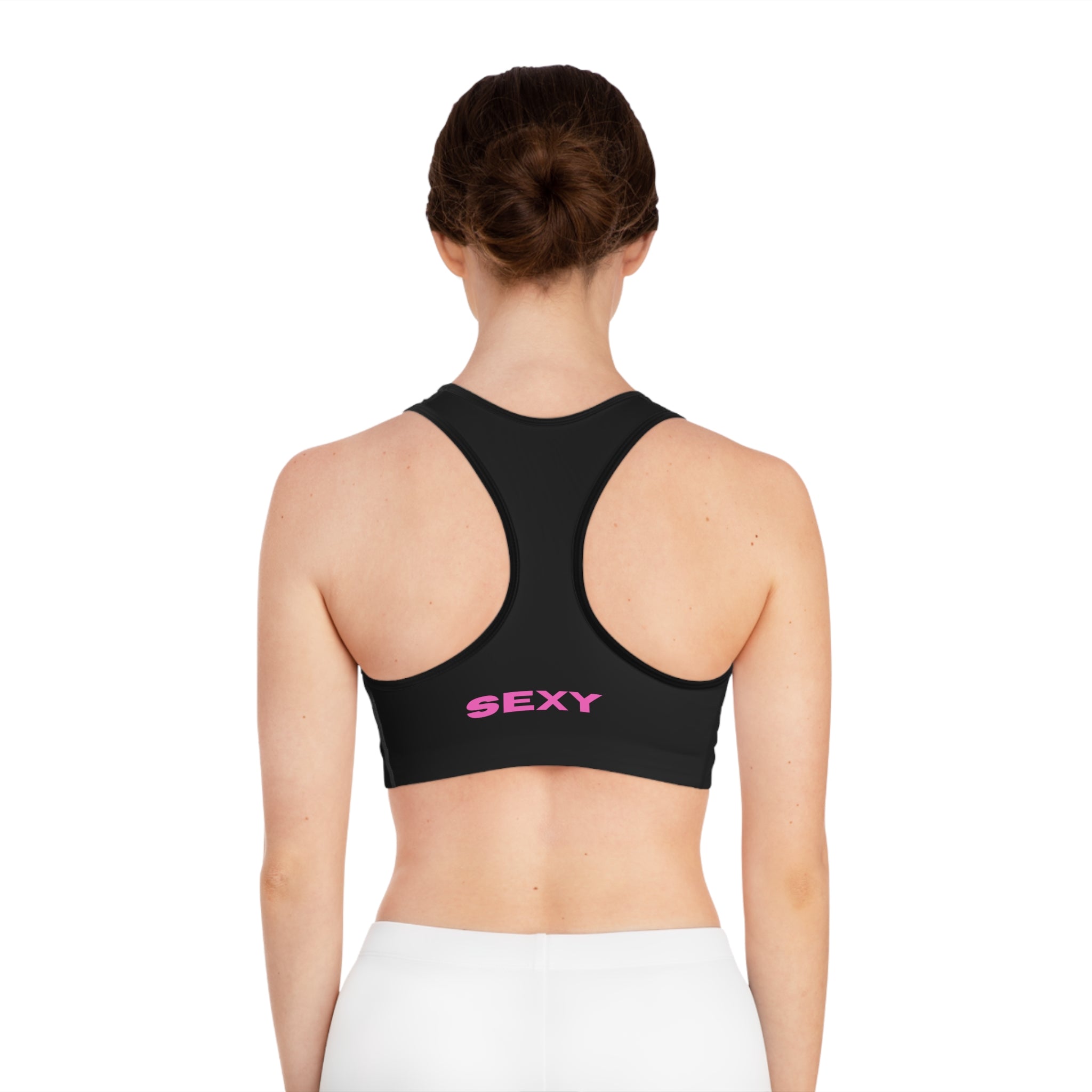 Copy of SEXY' Black Sports Bra — Bold Activewear Crop Top