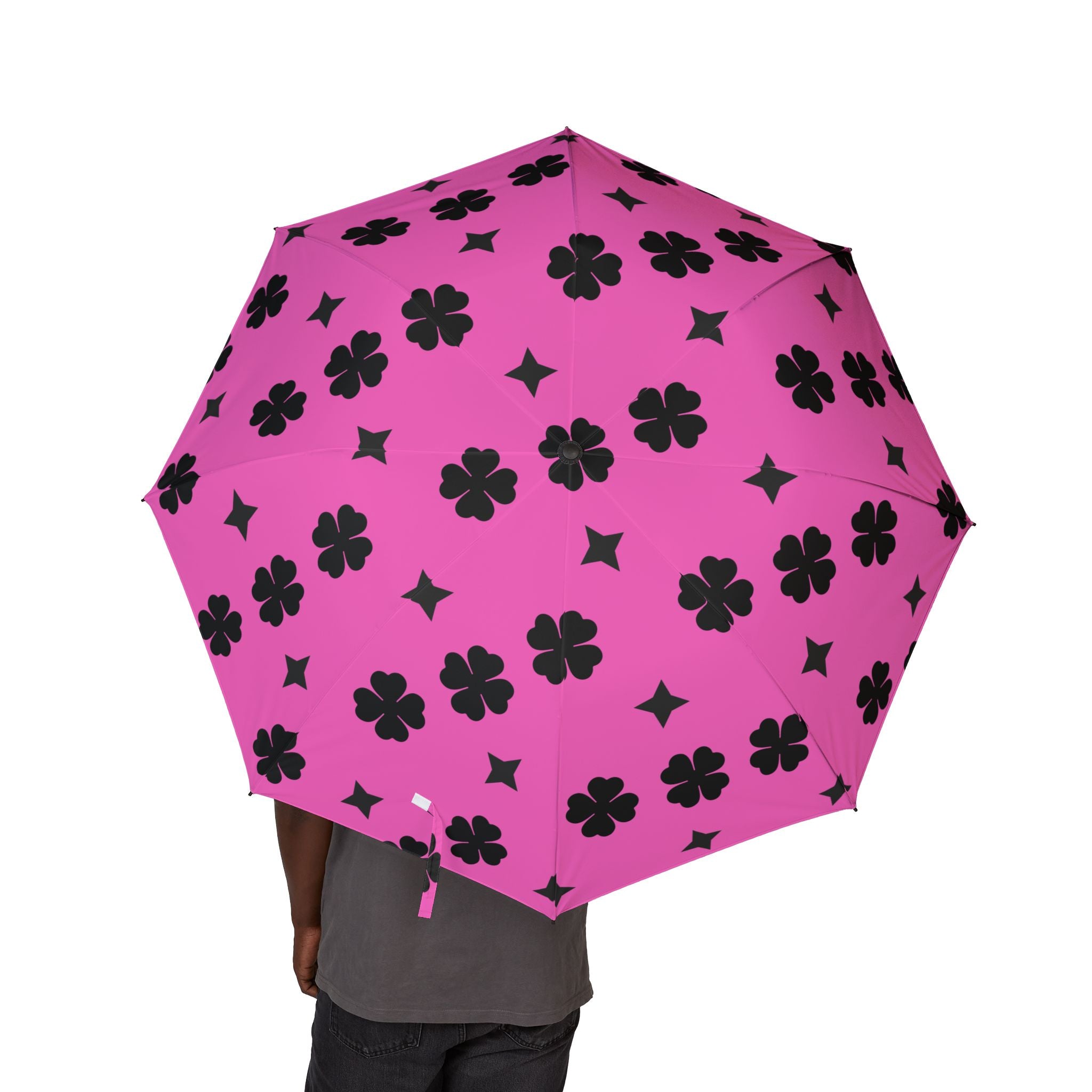 Lucky Pink Foldable Umbrella
