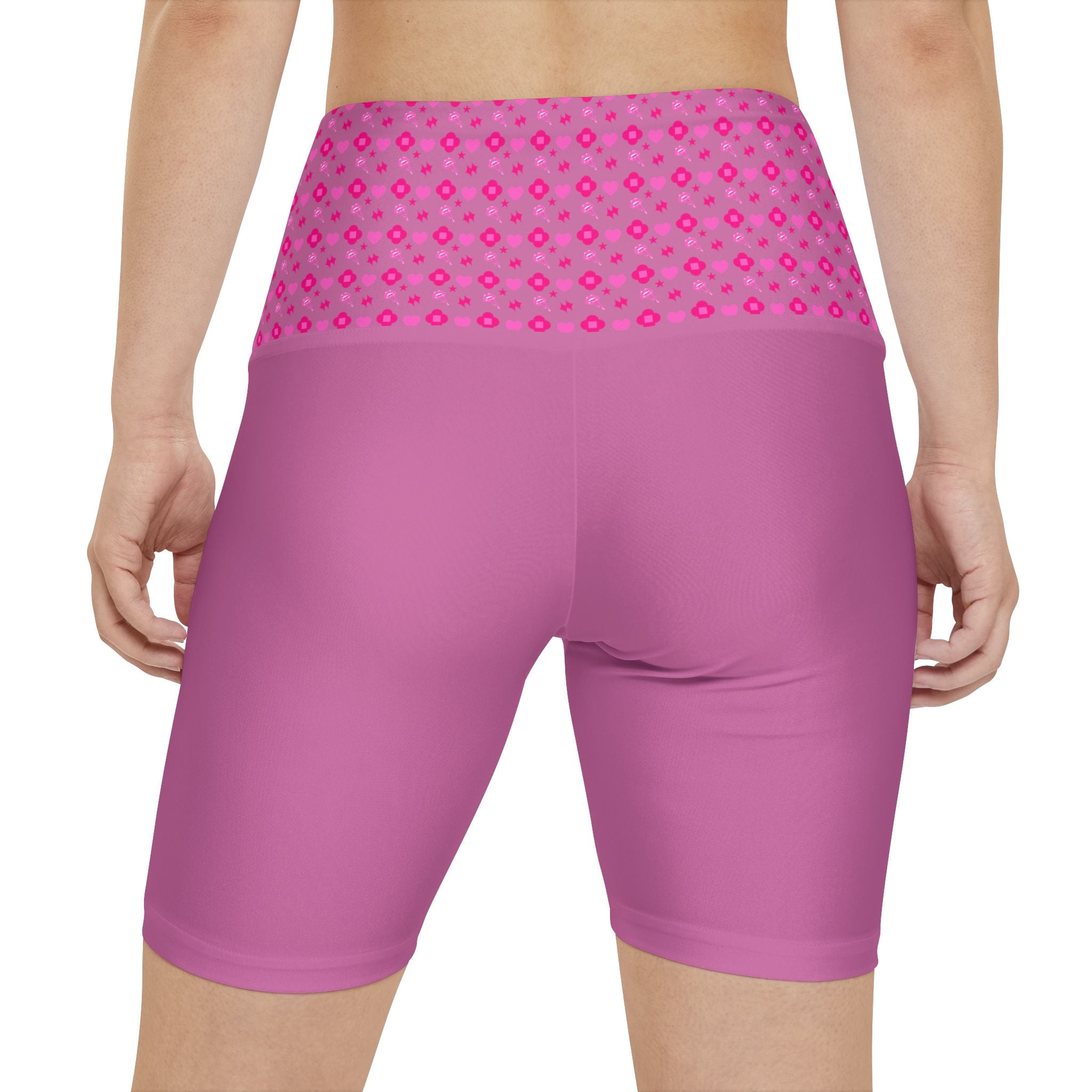Slim Girl Women's Workout Shorts Pink