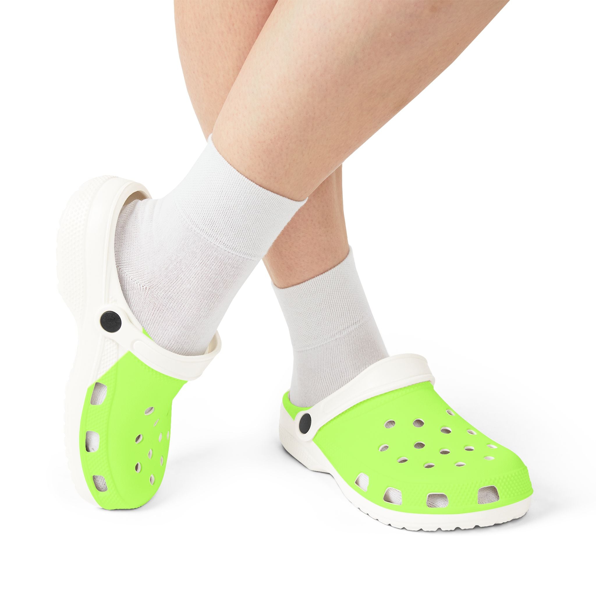 Lime Green Cosmic Foam Print