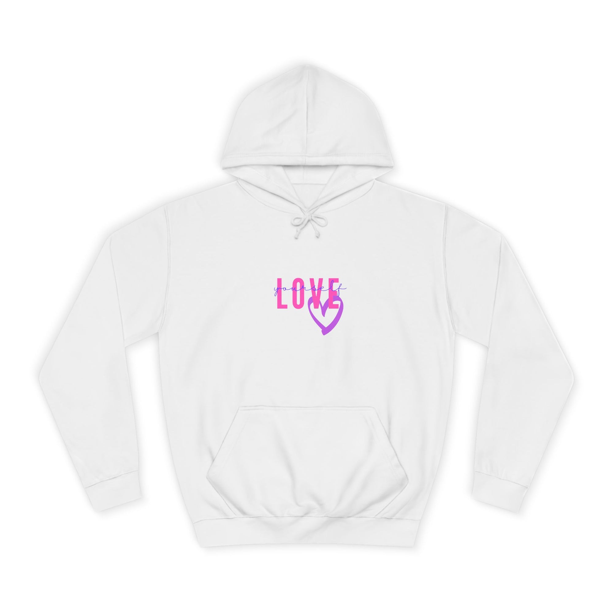 Love Heart Hoodie Unisex College Sweatshirt Apparel